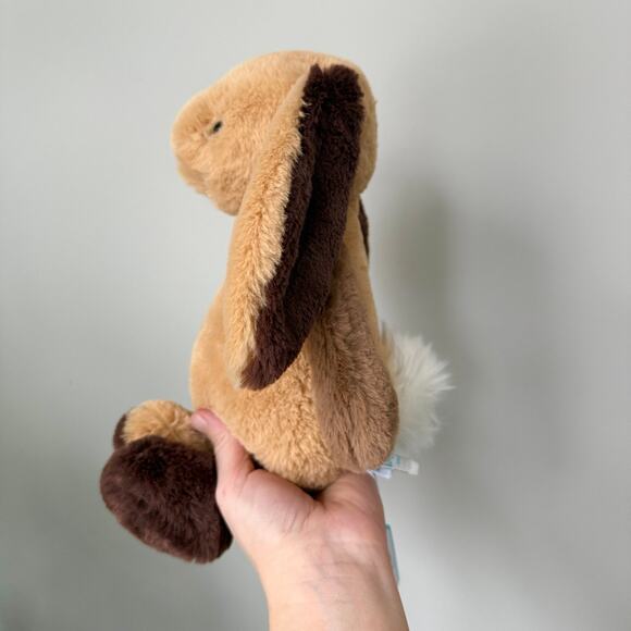Bashful Patchwork Brown Bunny - Official Jellycat Jellycat Patchwork Bunny Brown Bashful Medium - NWT - AUTHENTIC ‼️